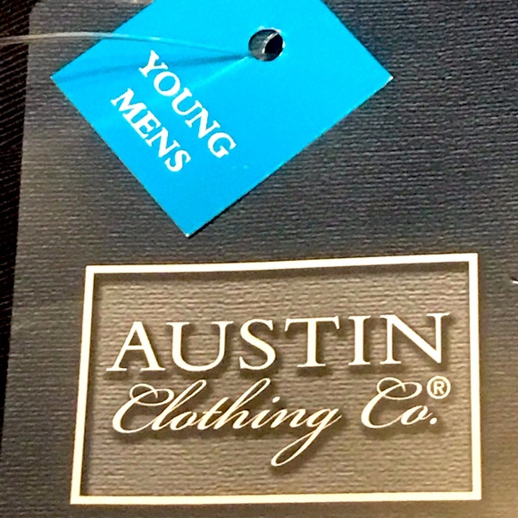 NWT Young Mens Flat Front Navy School Uniform Pants 33 x 30 - Picture 8 of 9